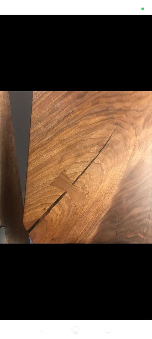 マスターウォール 天然木 ライブエッジ ダイニングテーブル