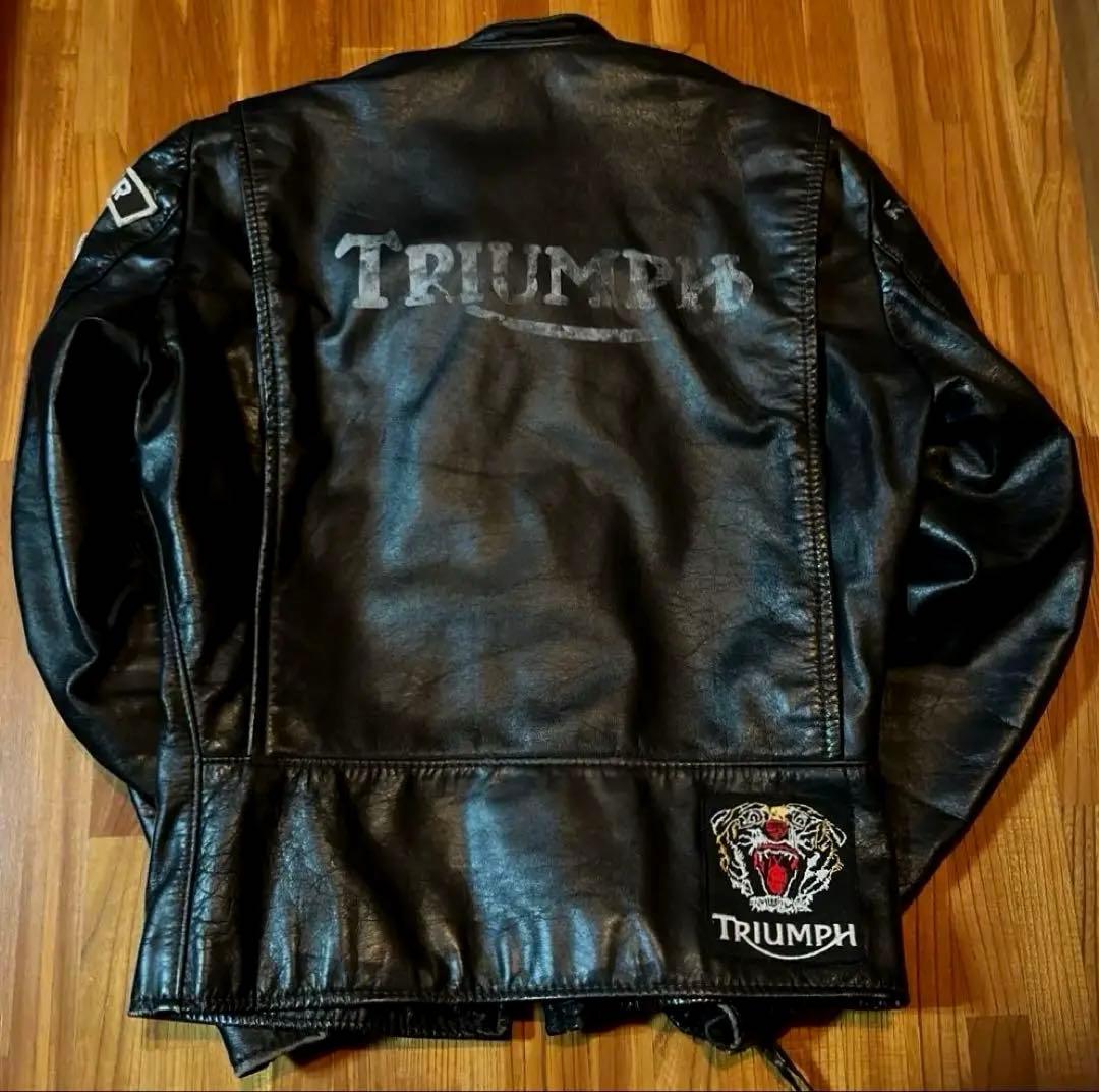 Broocks ブルックス レザージャケット ライダース ヴィンテージ