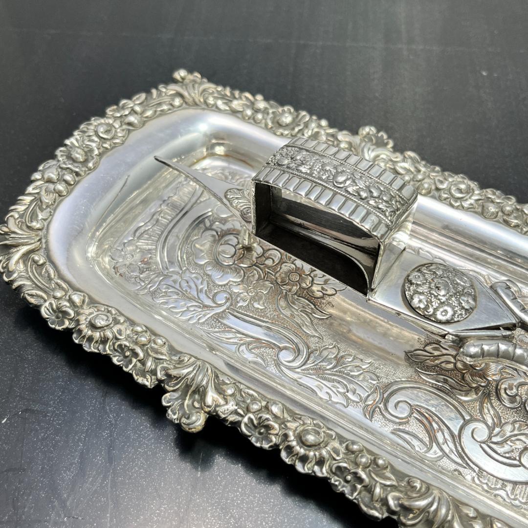 【英国】キャンドルトリマー/トレー　スナファー/燭台用芯トリマー