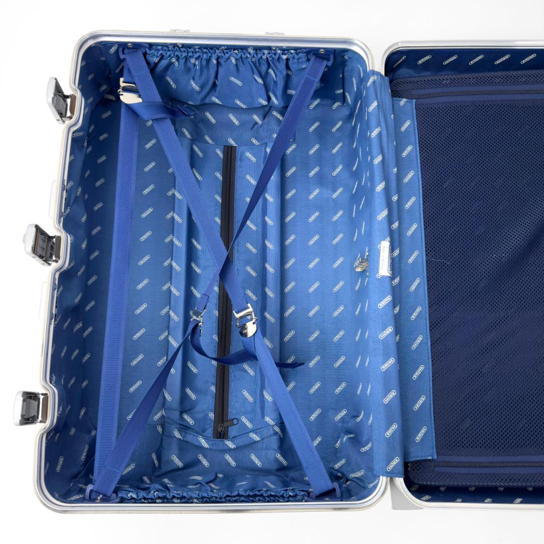 リモワ トパーズ 63L 2輪 TSAロックベルト付 ジャンボトローリー アルミ