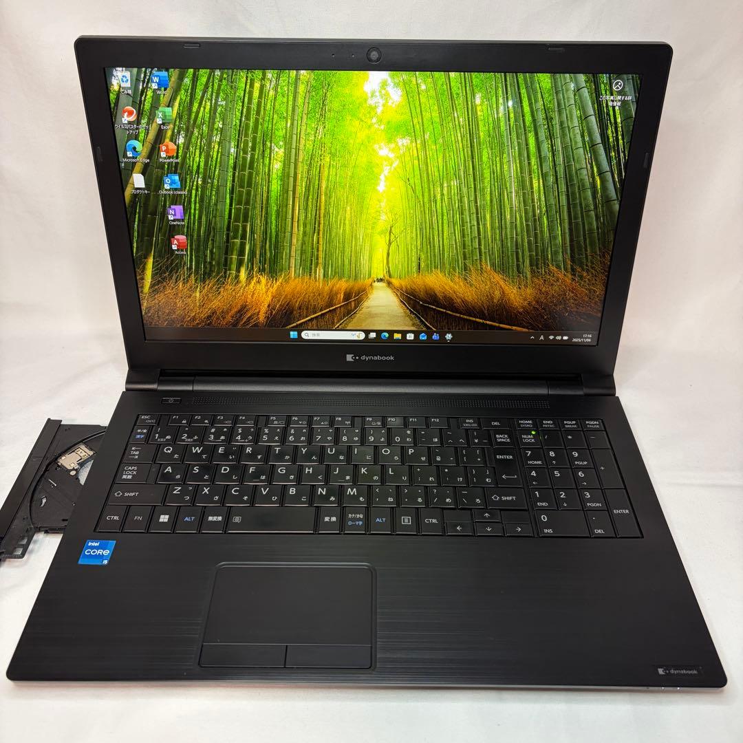 準美品 dynabook B65/HU 11世代 i5 15.6 FHD DVD