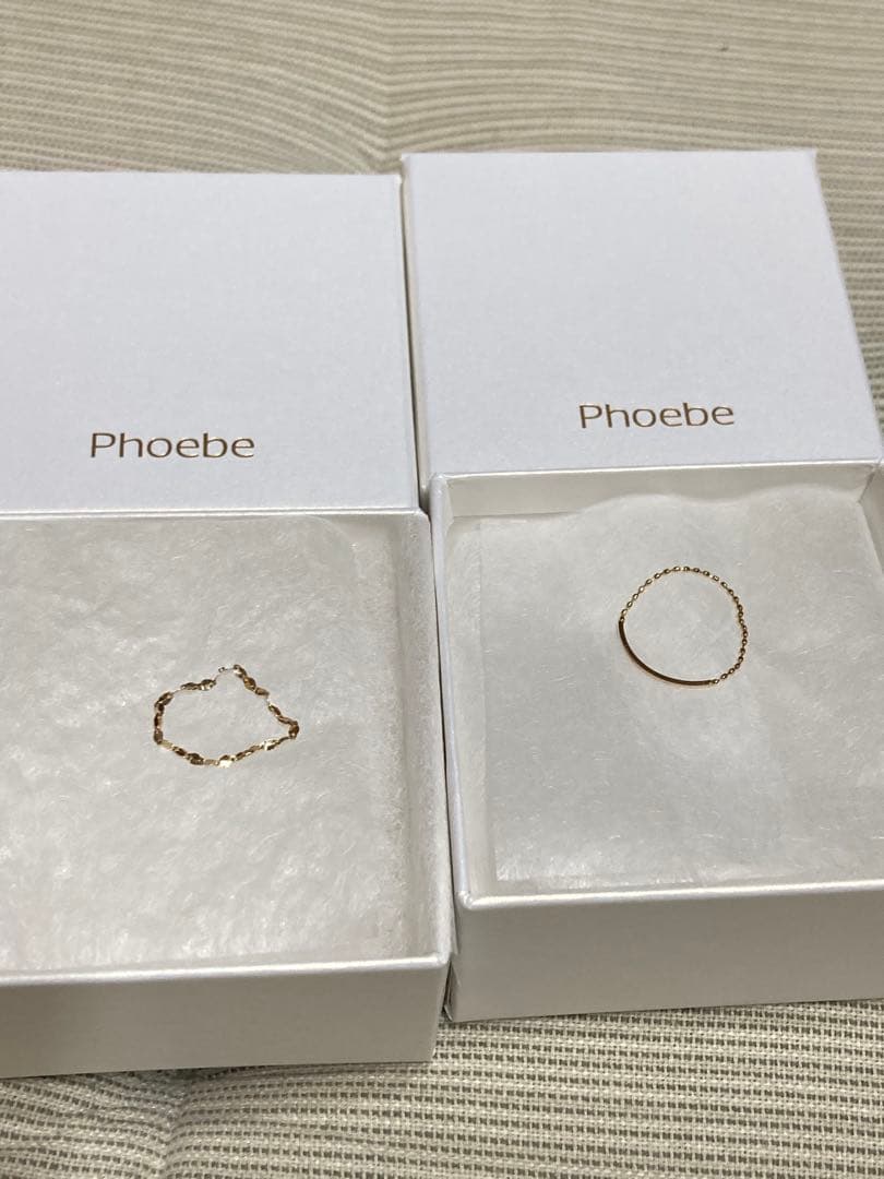 Phoebe K10 チェーンリング　リング　2点