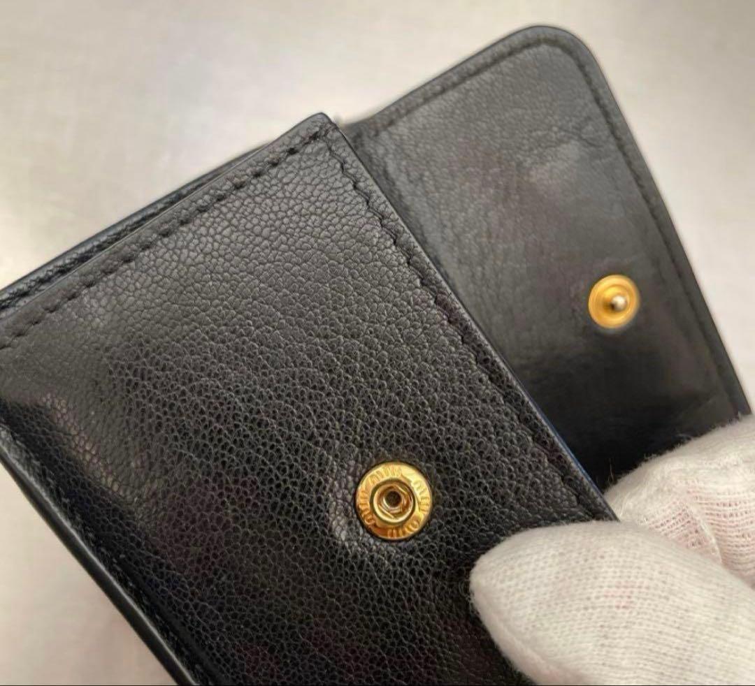 000 MIU MIU 三つ折財布 正規品