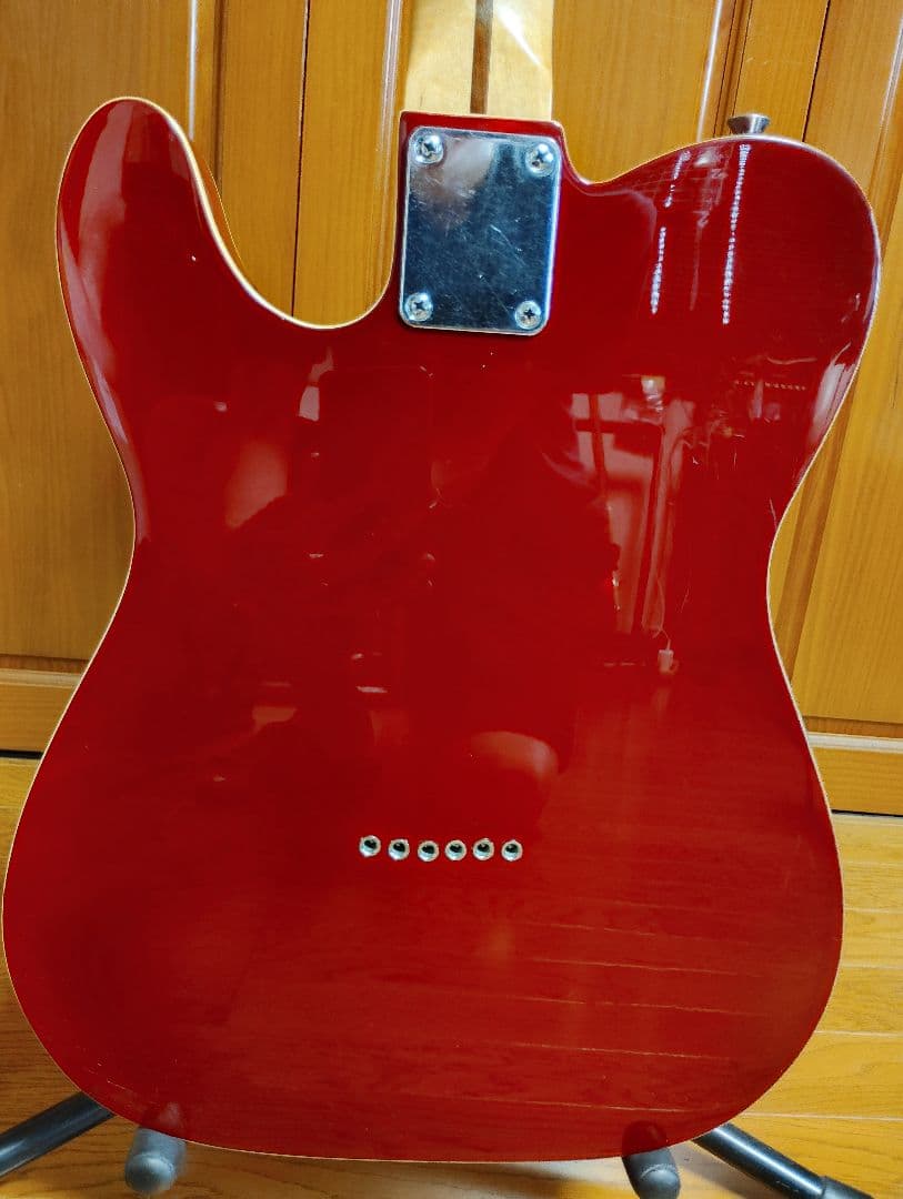 最終値下げ　テレキャスター　チェリーレッド　コンポーネントギター