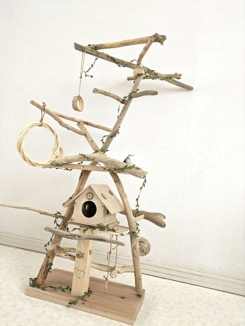 バードアスレチック63 流木 バードジム　バードトイ