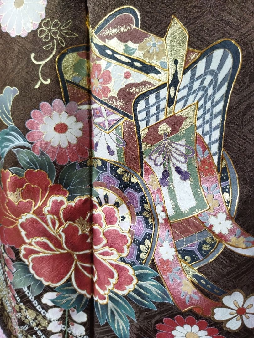 riy＊様　434.練習用にも！　振袖と袋帯2点セット　正絹　フルセット　成人式