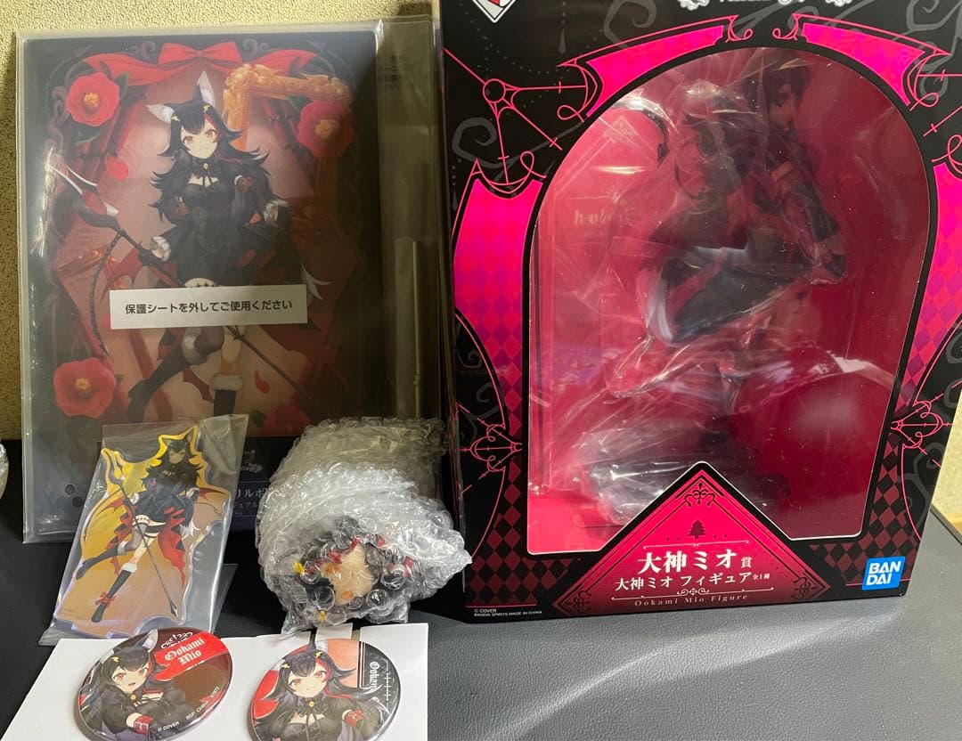 一番くじ　ホロライブ　大神ミオ　フィギュア　セット