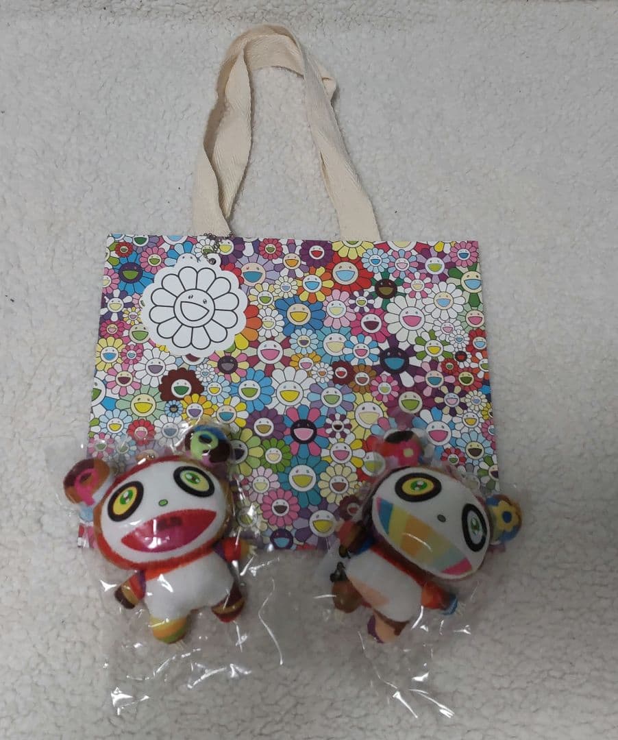 ★ショッパー付き★　村上隆　ぬいぐるみ　パンダ　親子セット　カイカイキキ