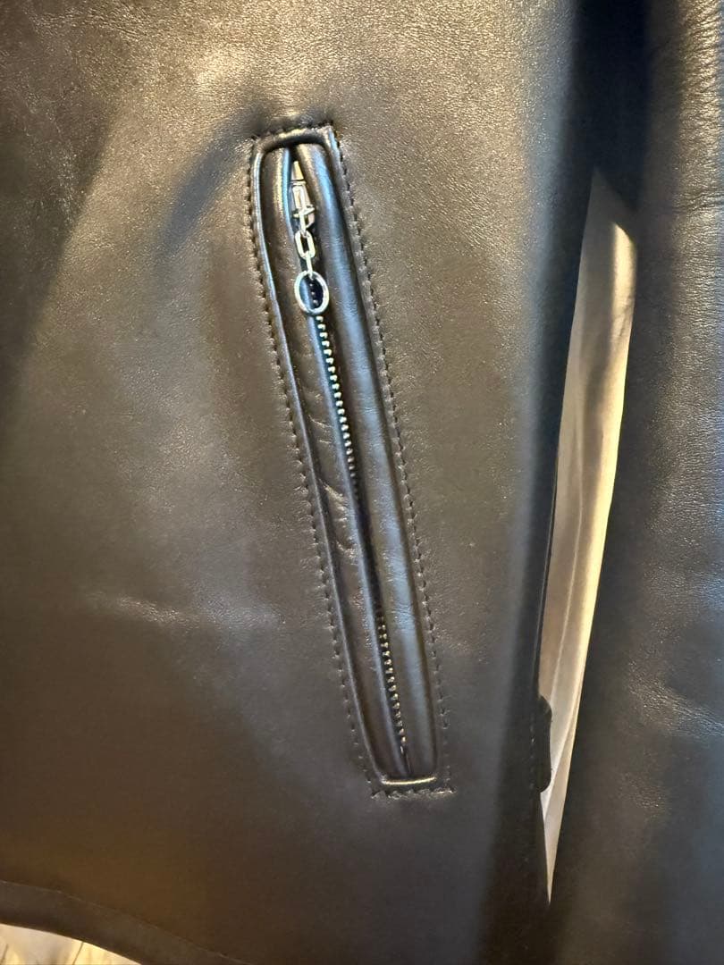 Schott シングルライダースジャケット ブラック 38