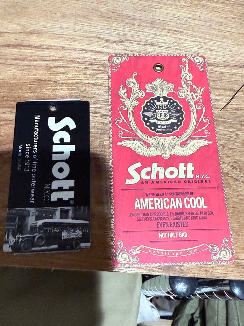 Schott シングルライダースジャケット ブラック 38