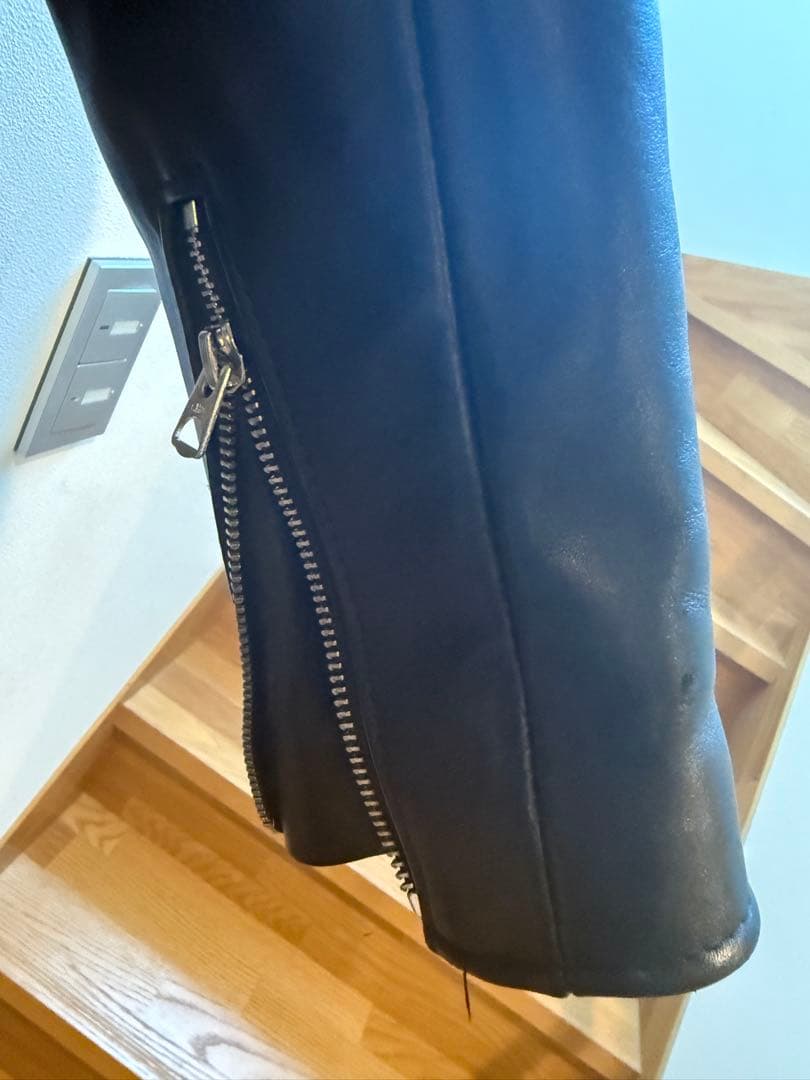 Schott シングルライダースジャケット ブラック 38