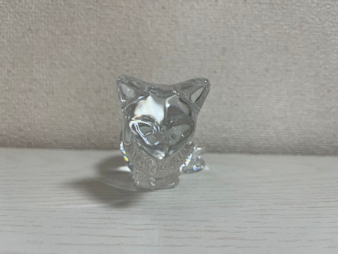 猫　置物　バカラ　Baccarat