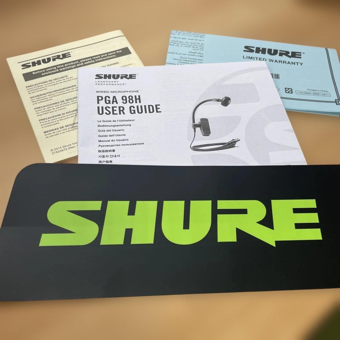 SHURE コンデンサーマイク 専用ケース付き