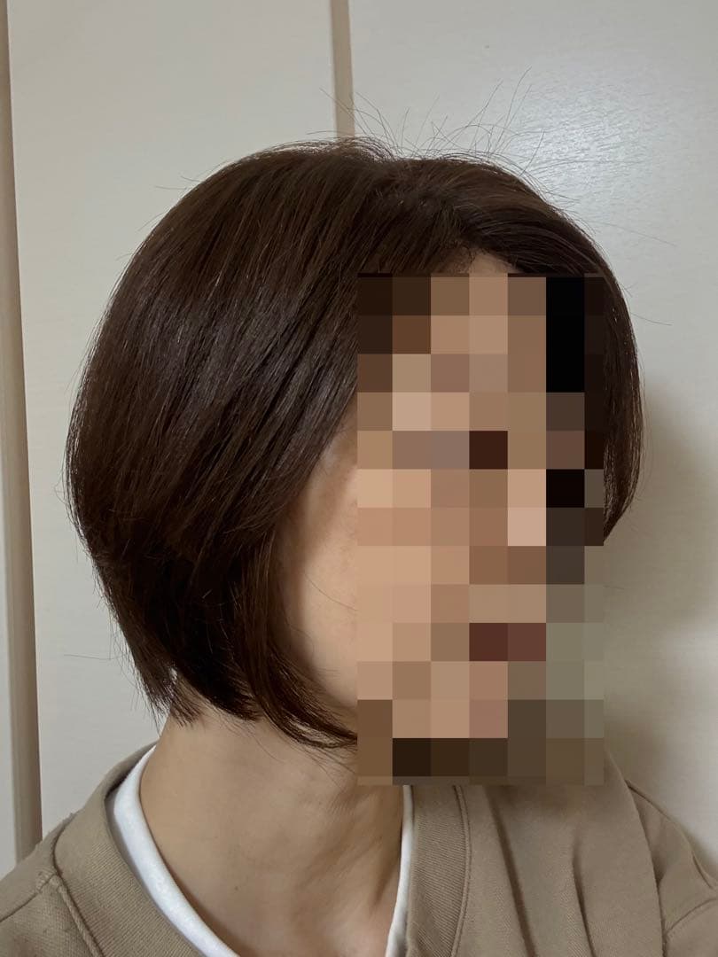 百合子ウィッグ　ナチュラルブラウン　Mサイズ