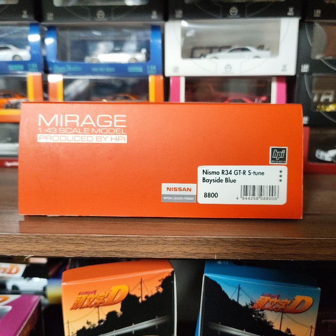 MIRAGE ニスモ R34 GT-R GTR S-tune ベイサイドブルー
