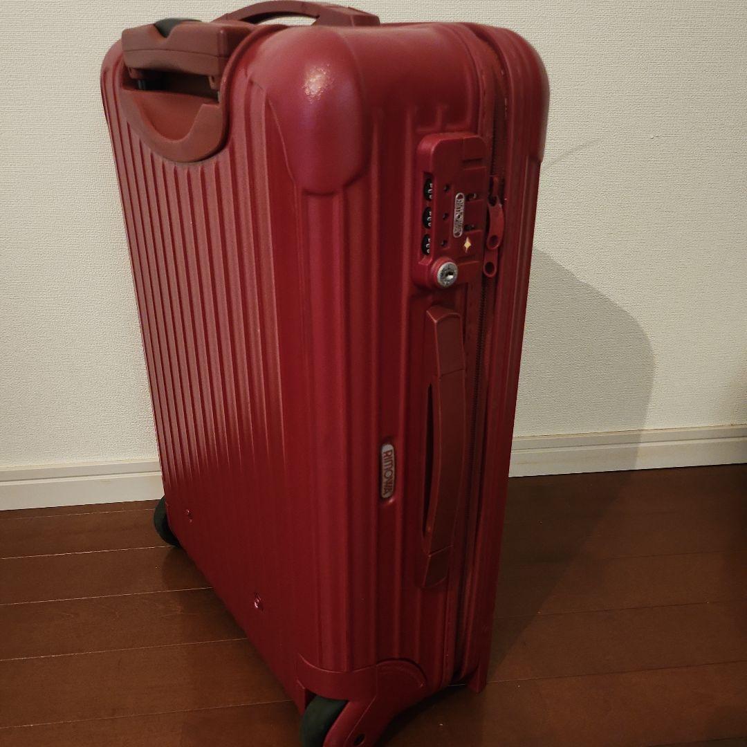 美品　廃盤　RIMOWA レッドキャリーケース ２輪　35L