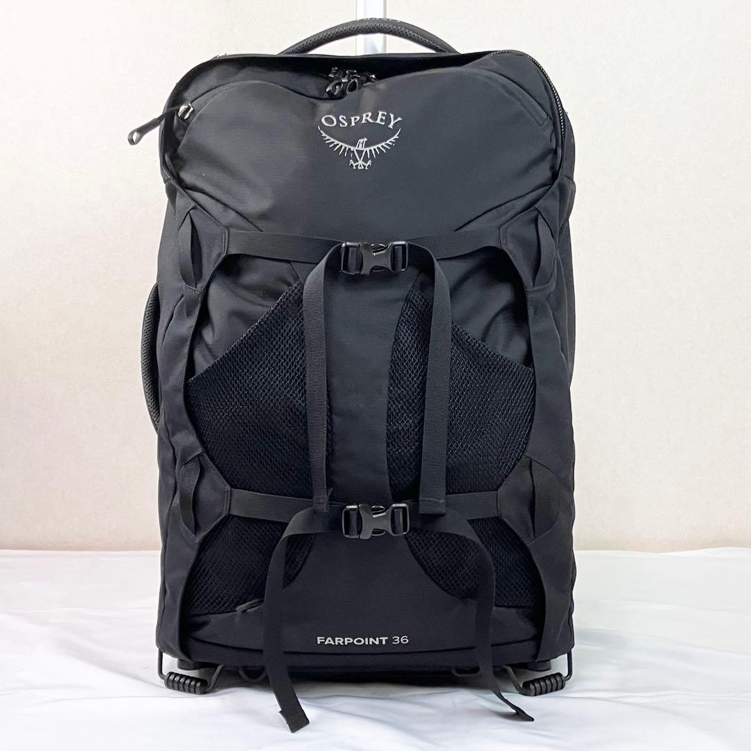 ⭐️美品⭐️ OSPREY Farpoint Wheels 36 ブラック 3wey