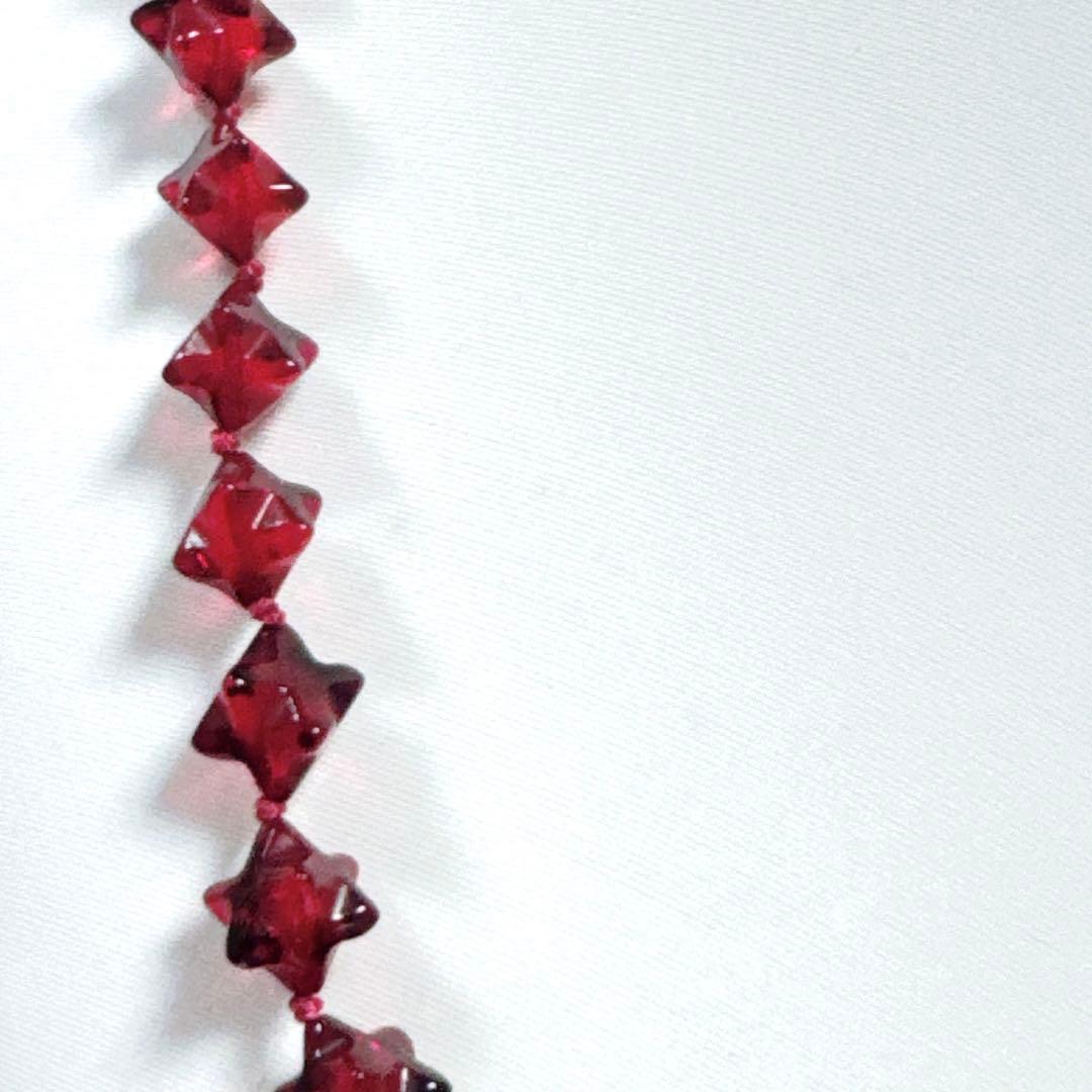 赤琥珀ネックレスNO25-1012