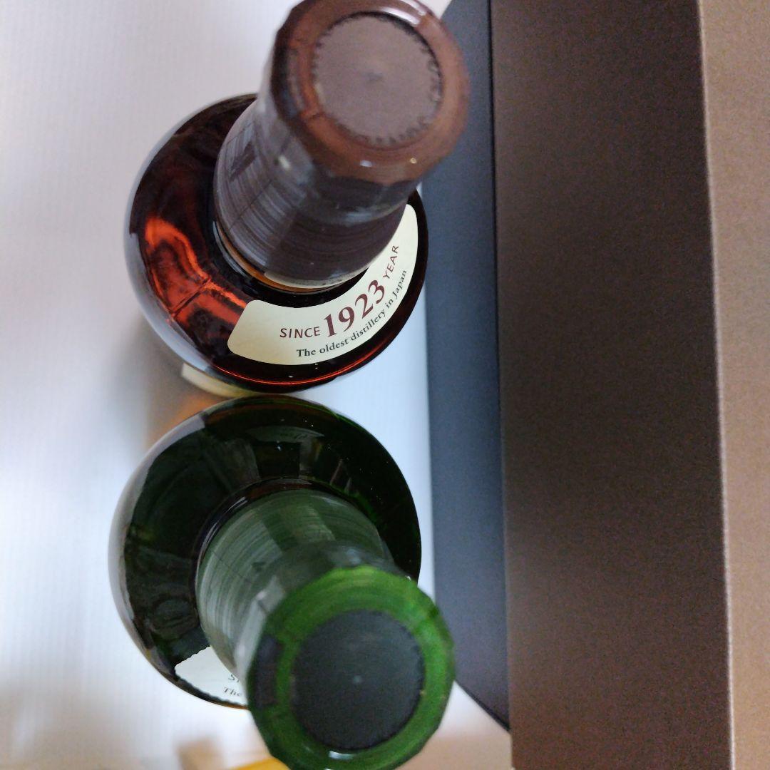 サントリーウィスキーシングルモルト山崎・白州各700ml入2本セット×２箱計４本