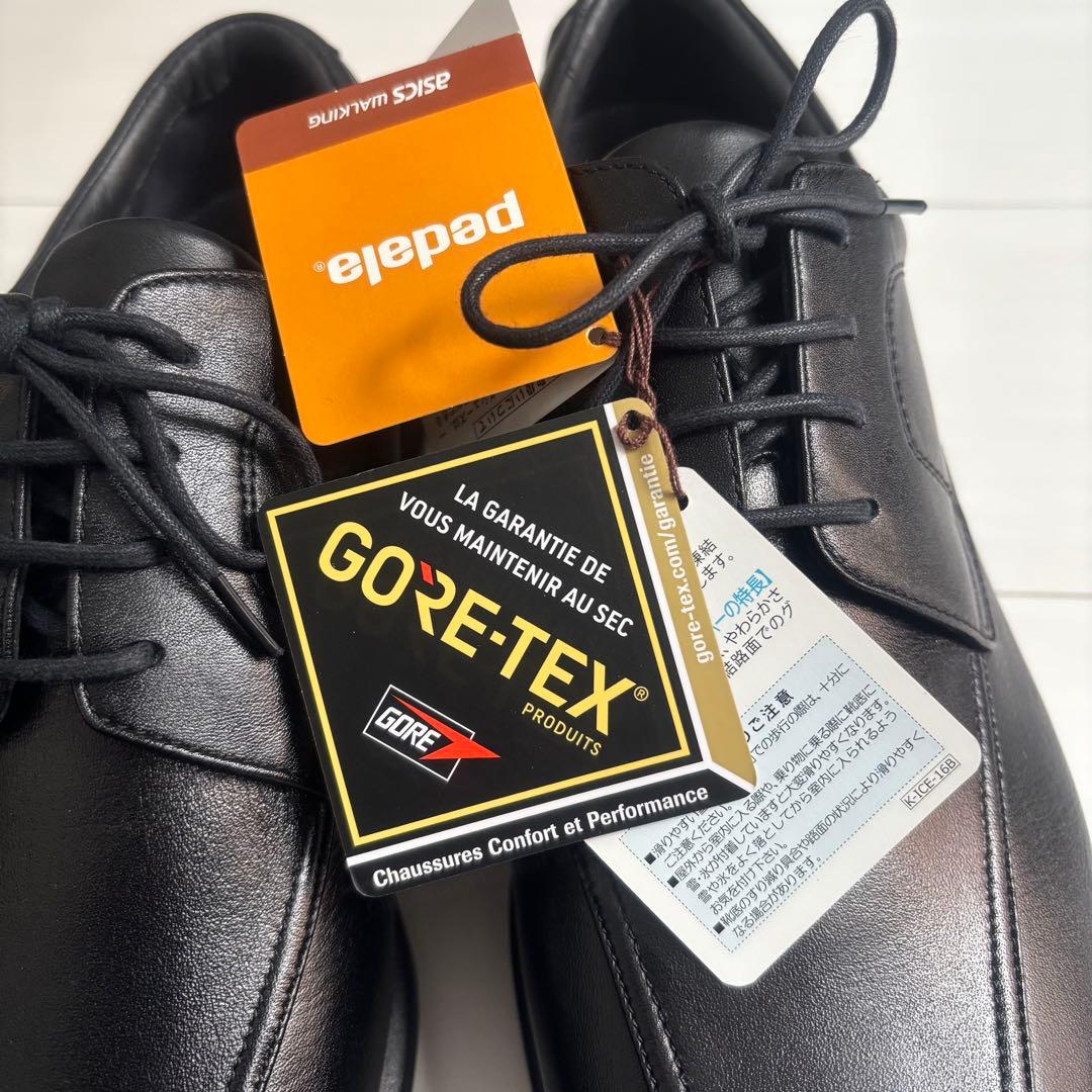 アシックス PEDALA GORE-TEX レザー 本革 冬 雪