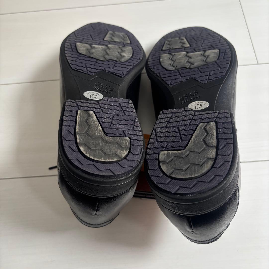 アシックス PEDALA GORE-TEX レザー 本革 冬 雪