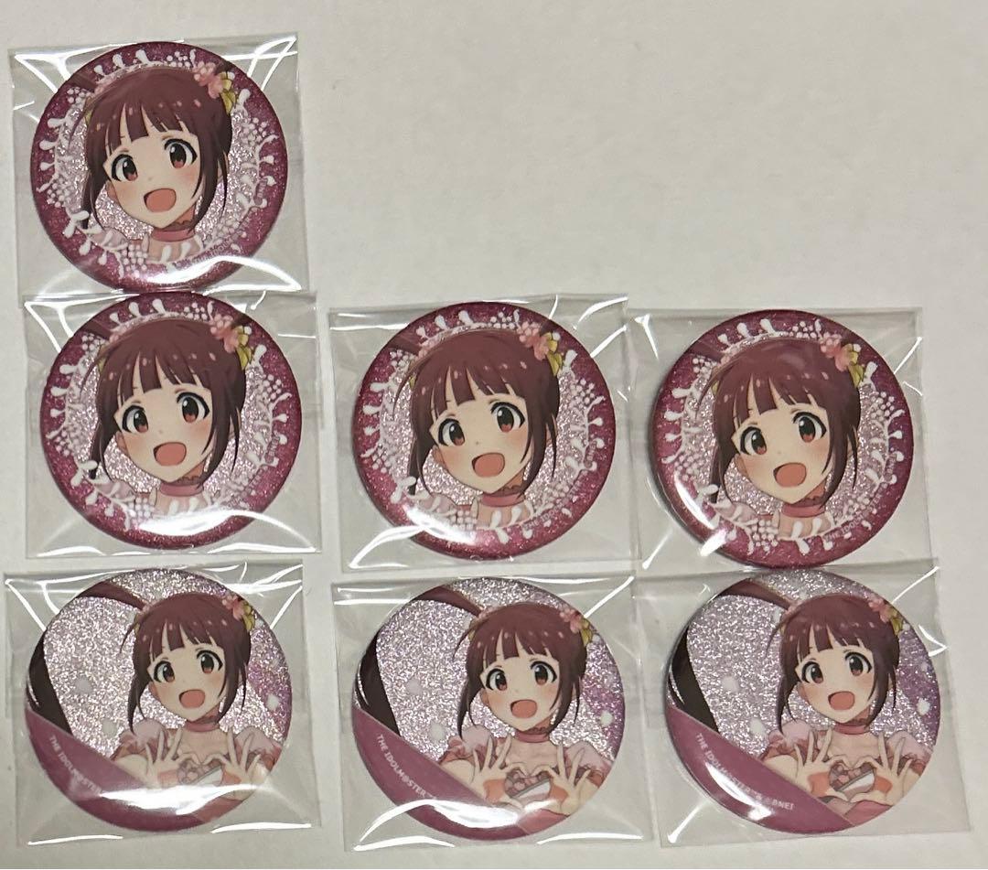 アイドルマスターミリオンライブ カラ鉄 グリッター缶バッジ 松田亜里沙