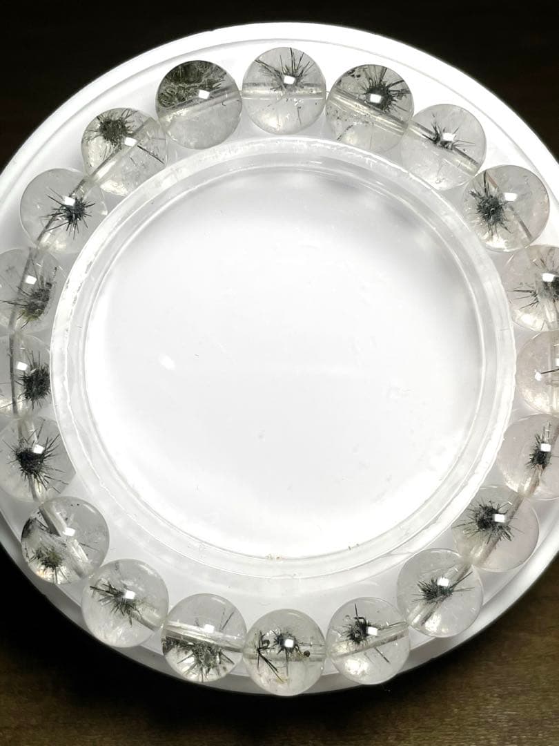 【新入荷】ホーランダイトインクォーツブレス高品質　9.7㎜希少（新品未使用）幸運