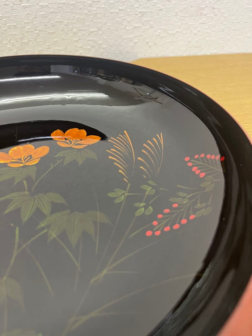 大菓子鉢　漆器　工芸品　アンティーク