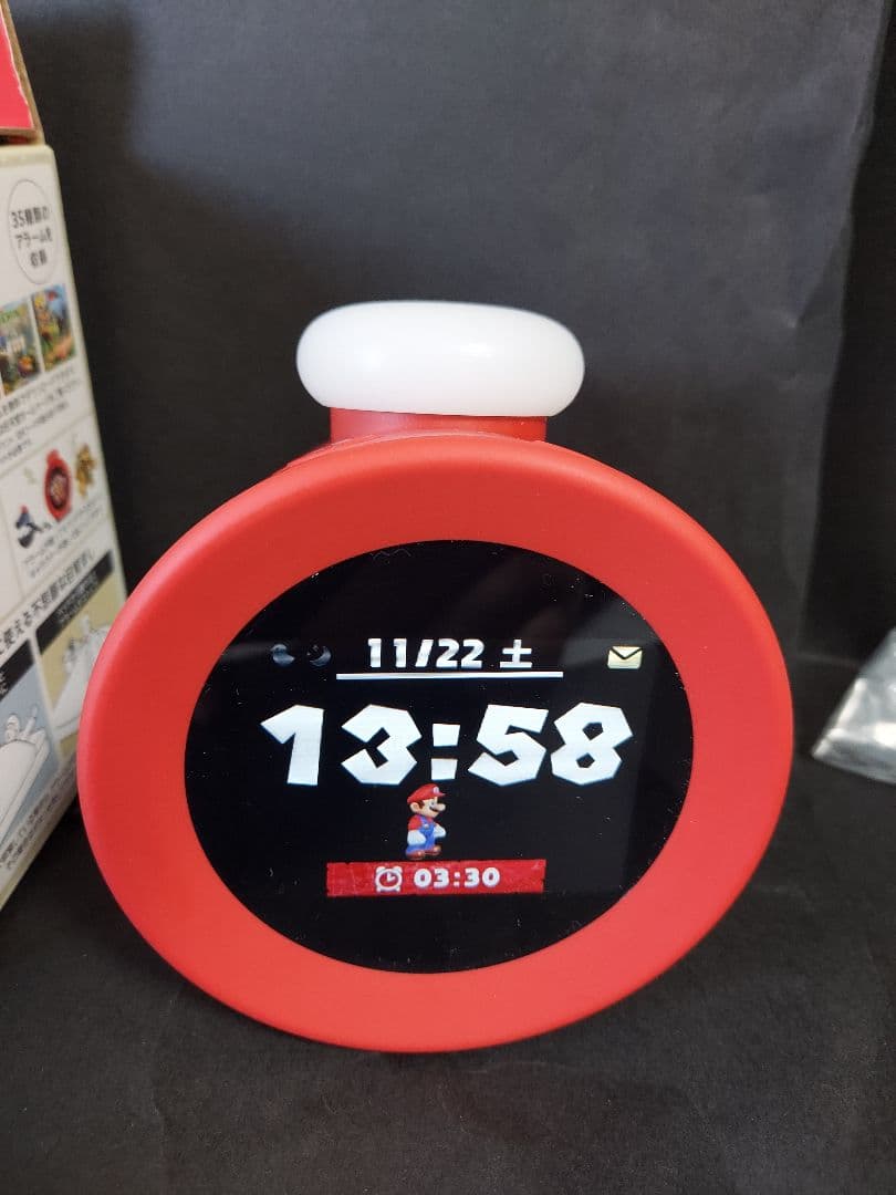 【動作確認済み】Nintendo Alarmo サウンドクロック レッド