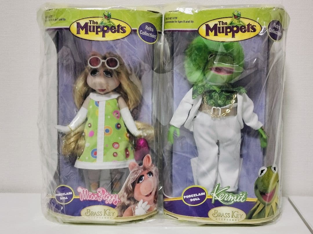 カーミット　ミス・ピギー　フィギュア　人形　レア品