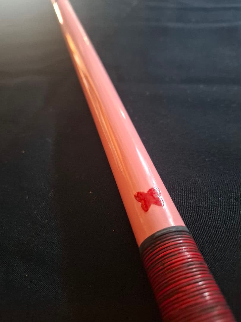 篠笛　古典調　7穴　四本調子　天地籐巻き