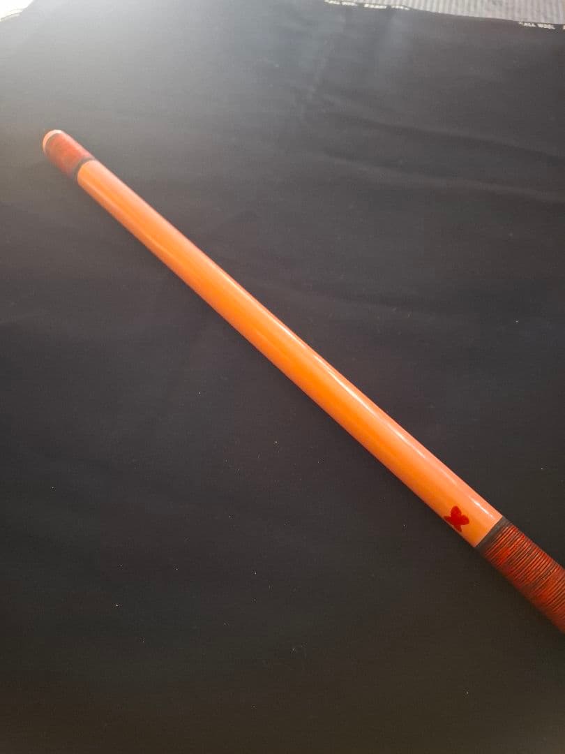 篠笛　古典調　7穴　四本調子　天地籐巻き