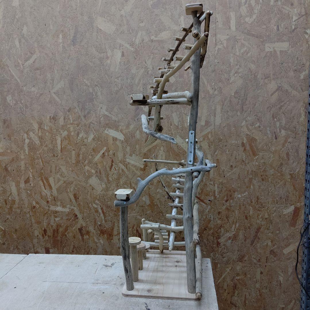 バードアスレチックジム大型(61) 鳥インコ止まり木、流木、鳥の遊び場