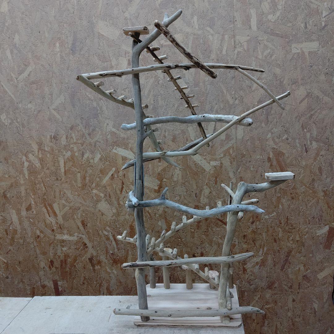 バードアスレチックジム大型(61) 鳥インコ止まり木、流木、鳥の遊び場