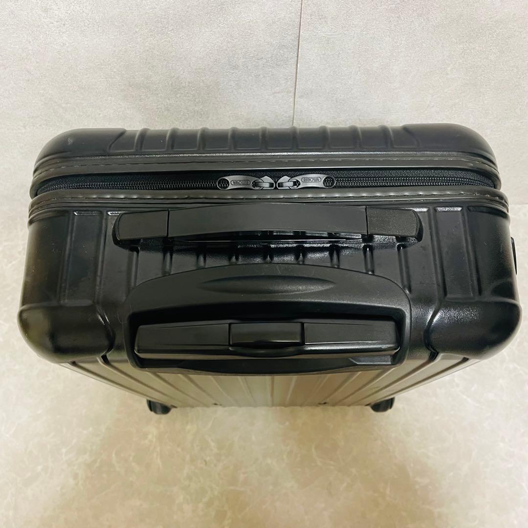 美品 RIMOWA キャリーケース サルサ トロリー 35L 機内持ち込み　黒