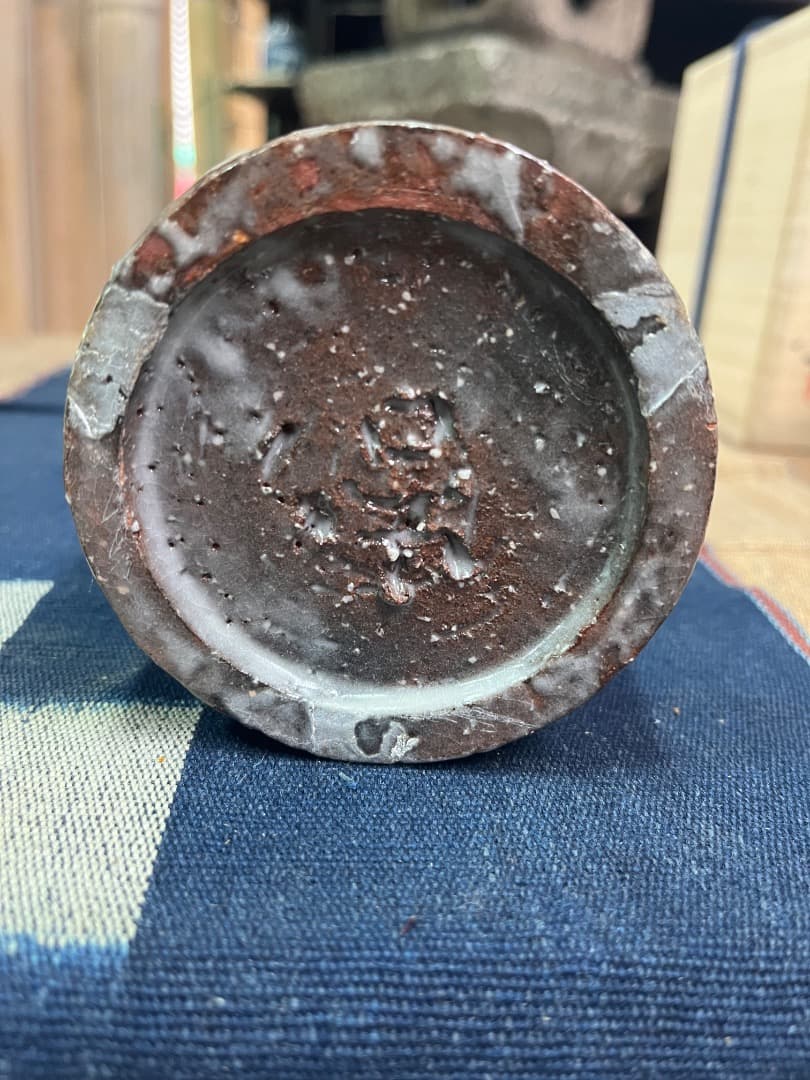 萩焼　大和保男　陶器　花瓶