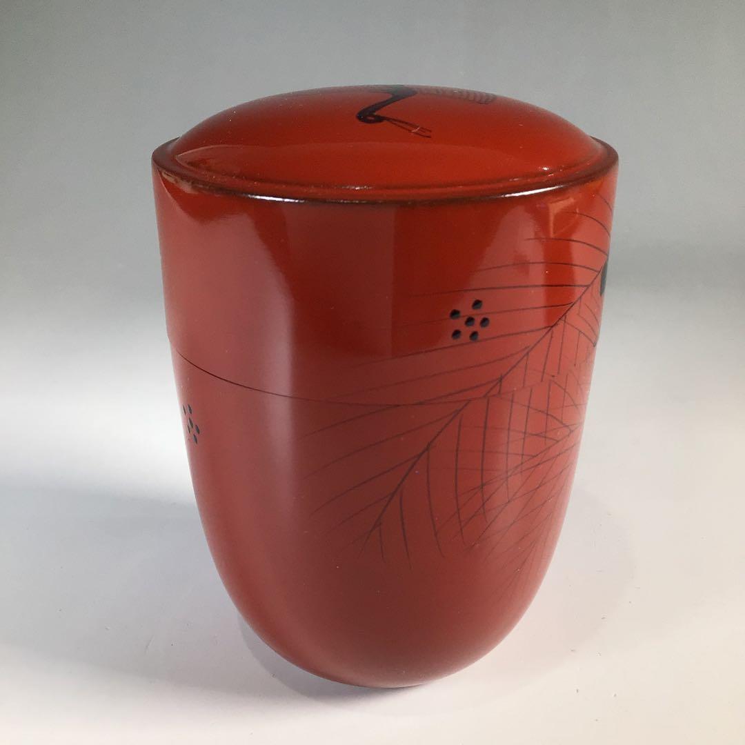 Ｎ２１９　棗　『塗師　多田桂寛作』『曙棗』　共箱　茶道具