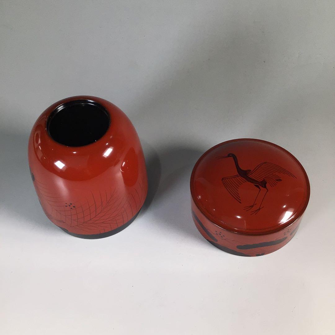 Ｎ２１９　棗　『塗師　多田桂寛作』『曙棗』　共箱　茶道具