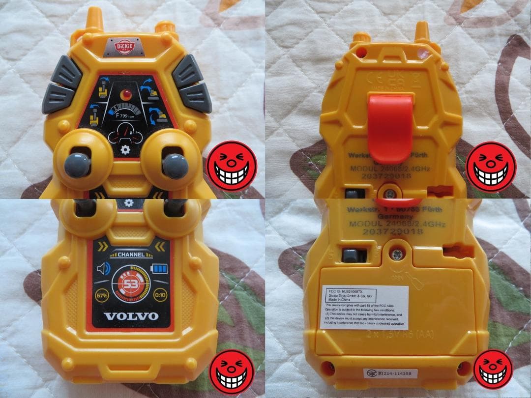 ディッキートイズ❊VOLVO(ボルボ)ショベルカー.ラジコン.リモコン付