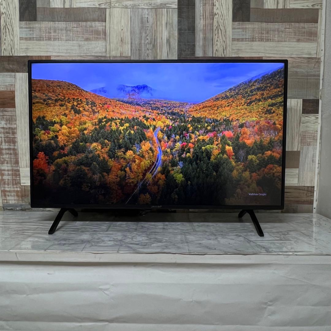 即日受渡❣️全国送料込ジャパンネクスト43型4Kモニタースピーカー付ゲームや動画