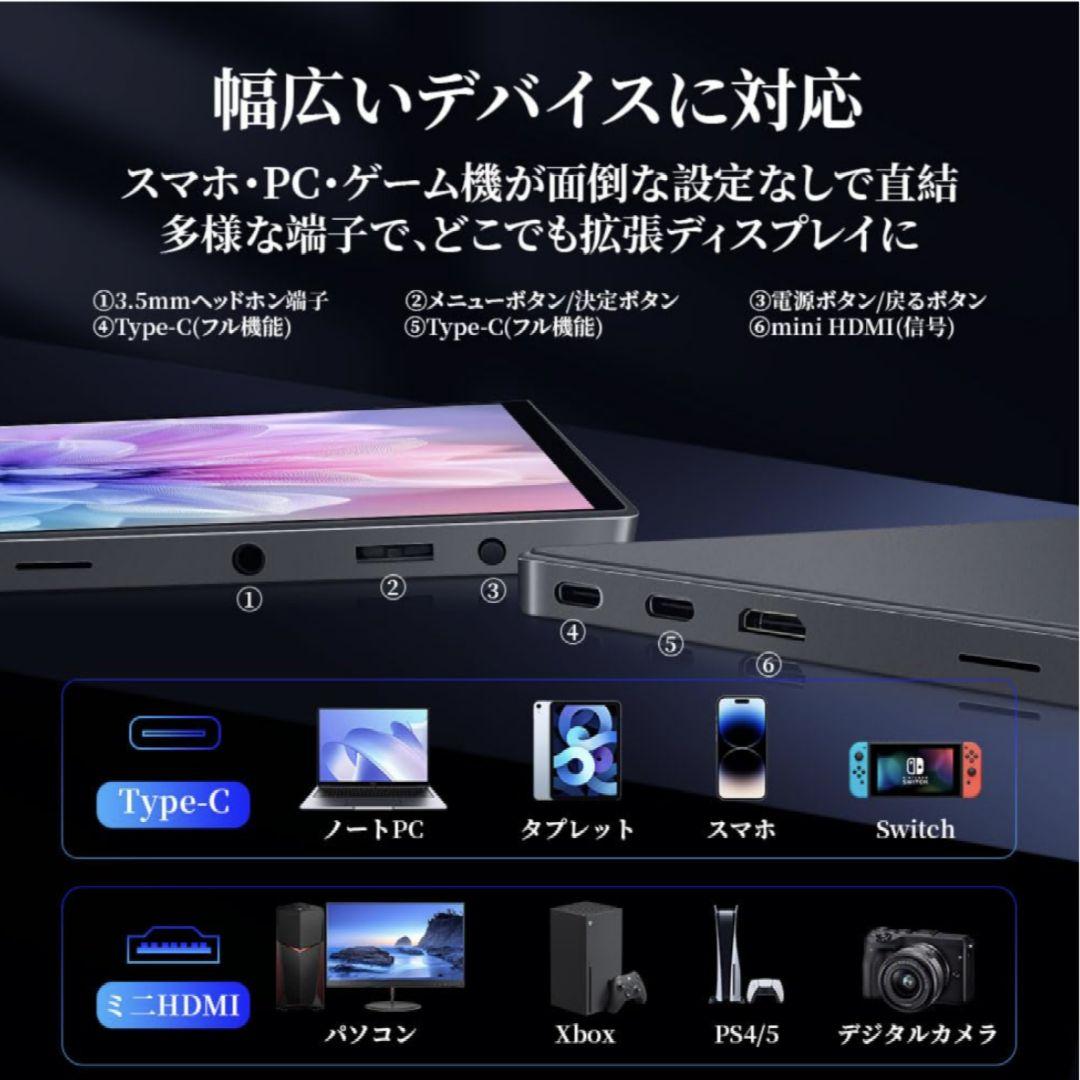 モバイルモニター 15インチ 4K 3240*2160 3:2画面比 高輝度