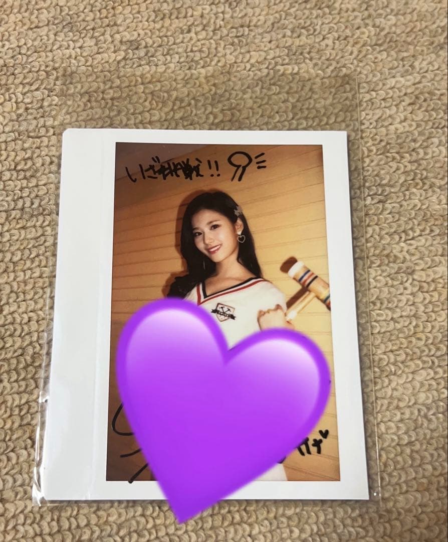 twice サナ サイン入りチェキ