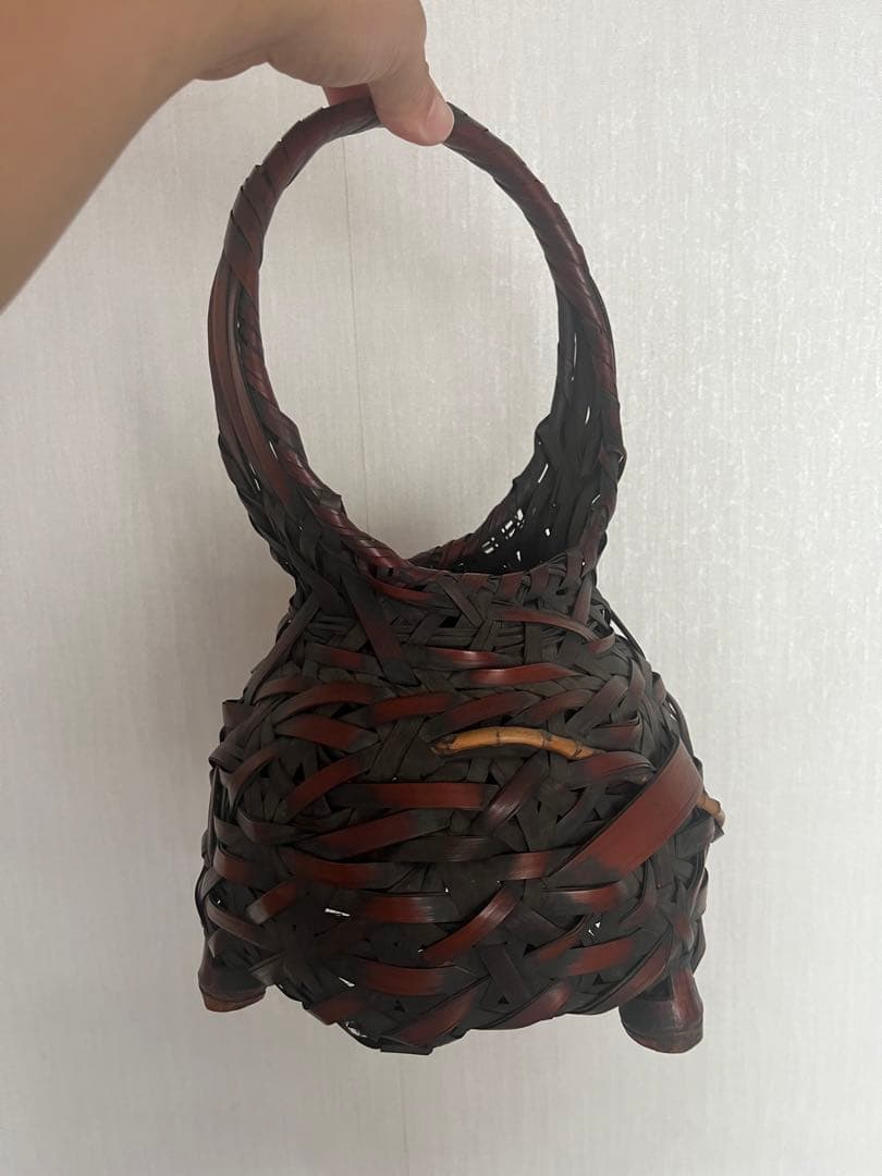 竹虎　花入　花籠　茶道具　茶道用具