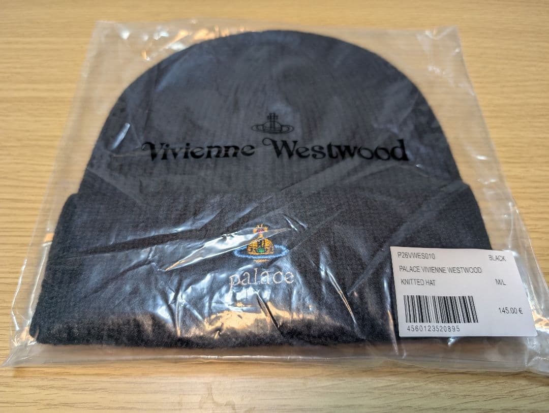 Vivienne Westwood Palace ニット帽 ブラック M