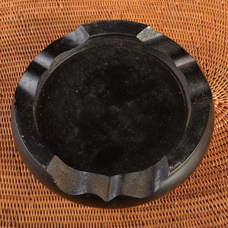 七宝焼　田村七宝工芸　梅文　花瓶　唐木台付　時代箱付　V　R7445