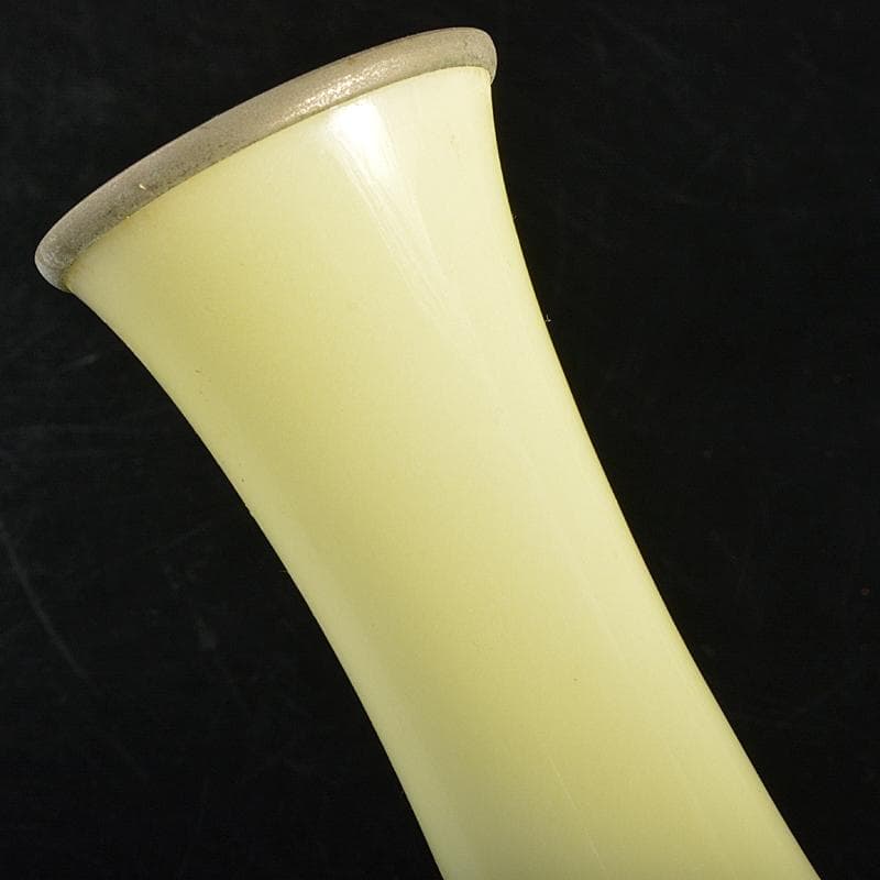 七宝焼　田村七宝工芸　梅文　花瓶　唐木台付　時代箱付　V　R7445