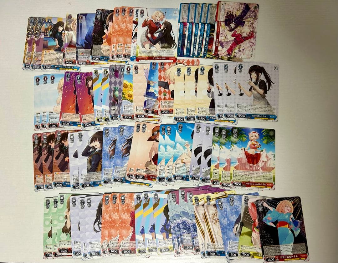 ヴァイスシュヴァルツ　リコリスリコイルRR以下 + TD4コン　BP、プロモあり