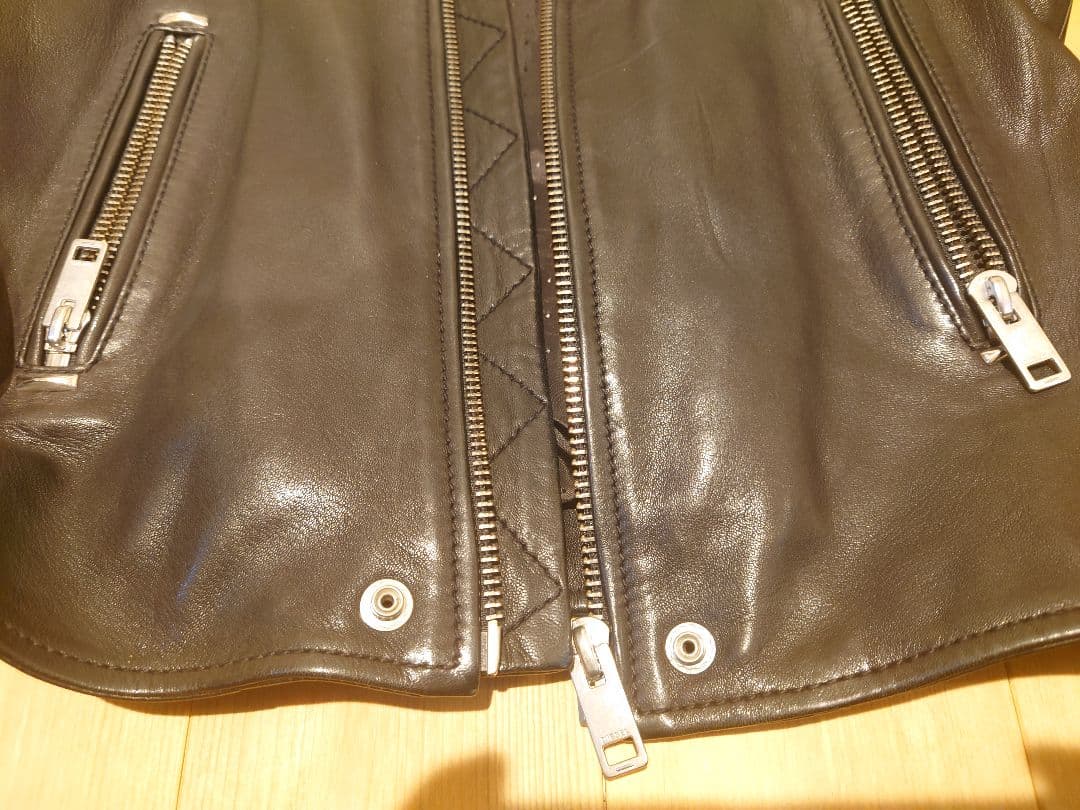 DIESEL レザー　ジャケット S ブラック　ライダース