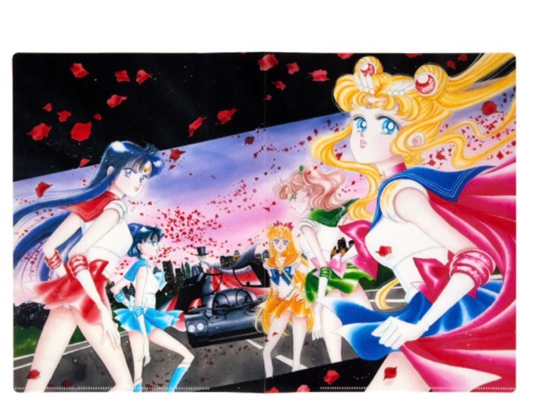 セーラームーンミュージアム　見開きクリアファイル　原画　コンプリート　全種