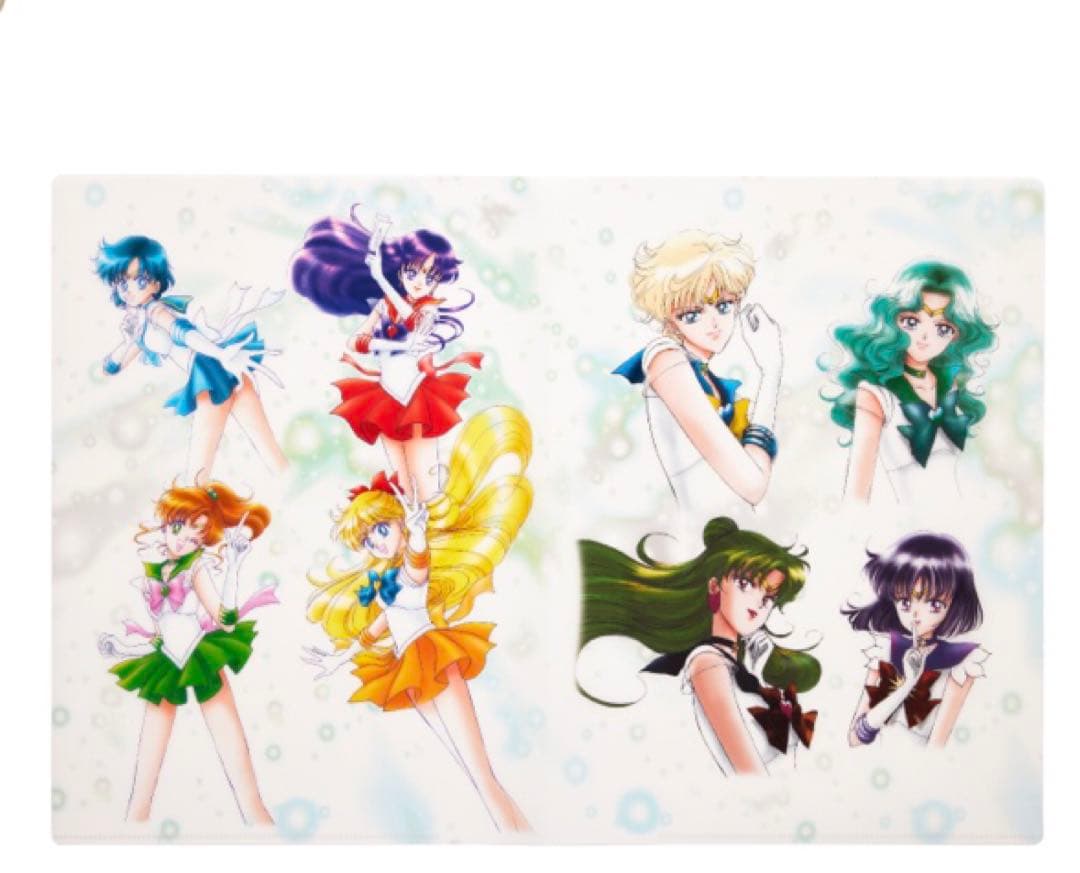 セーラームーンミュージアム　見開きクリアファイル　原画　コンプリート　全種